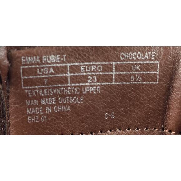 Girls Michael Kors Emma Rubie-T Leather Zip Equestrian Boots Size 7 Brow… - Picture 6 of 6